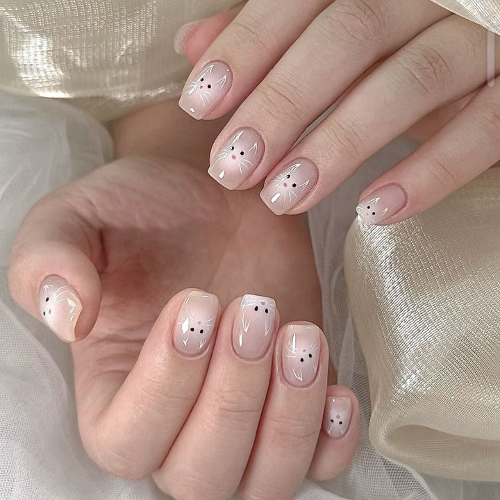 Cartoon-Themed Press-On Nails Bowlift