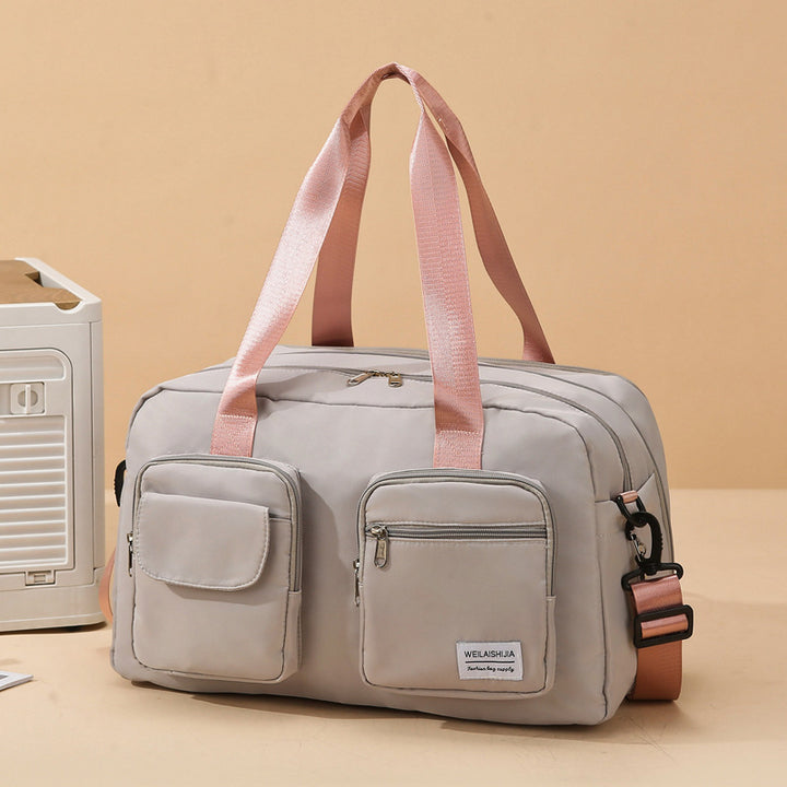 Multifunctional Travel Bag With Multiple Compartments And Adjustable Shoulder Strap Bowlift