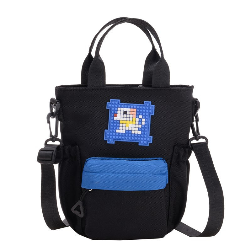 Mini handbag with colorful accents and practical carrying system Bowlift