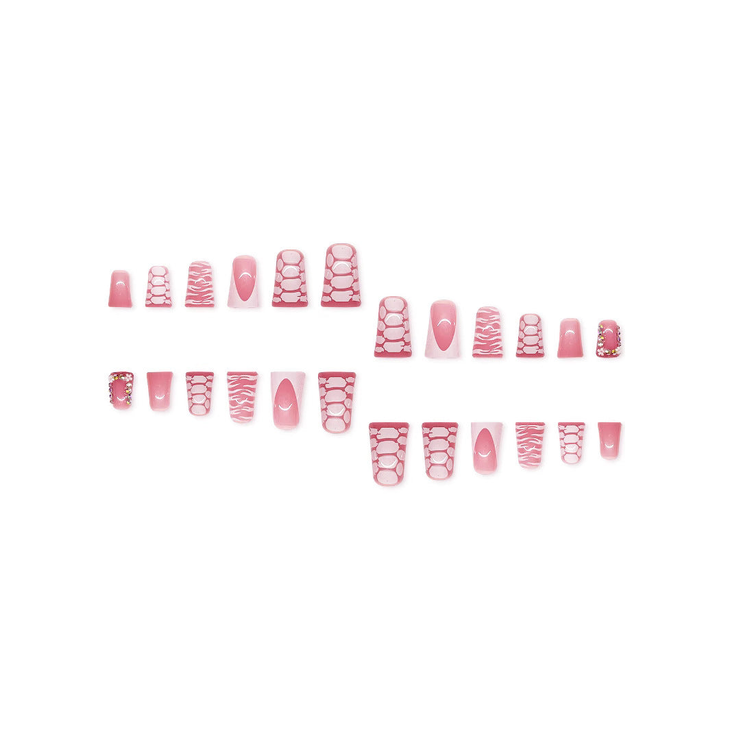 Creative Abstract Nail Design Extensions Bowlift