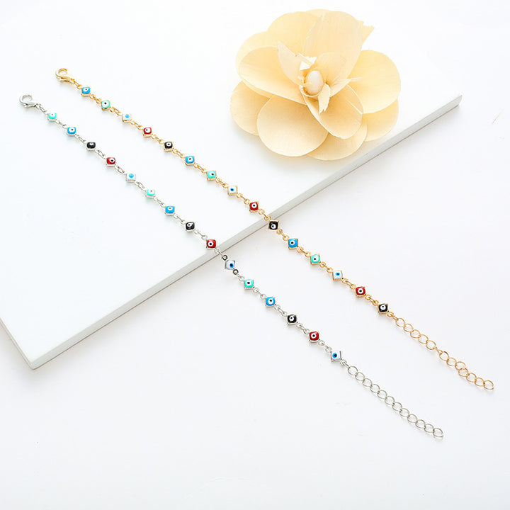 Multi-Colored Evil Eye Bracelet Bowlift