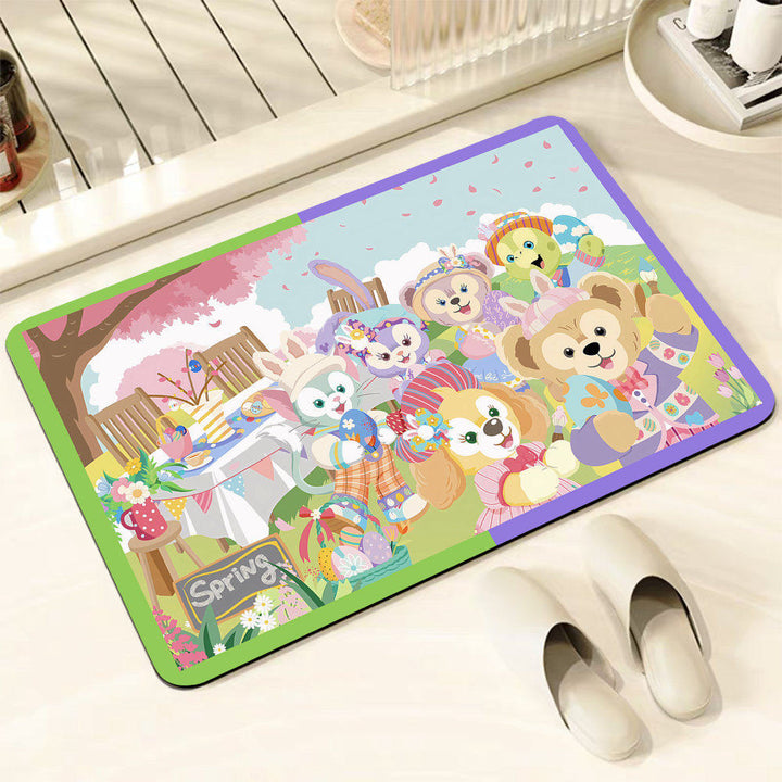 Cute Cartoon Bunny Mat