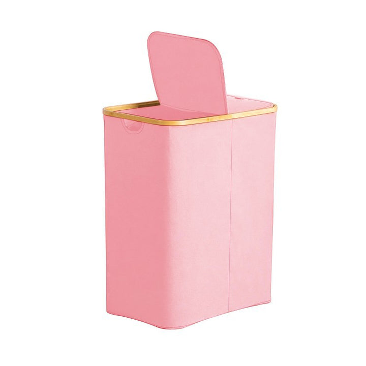 High-quality laundry basket with lid and handle Bowlift