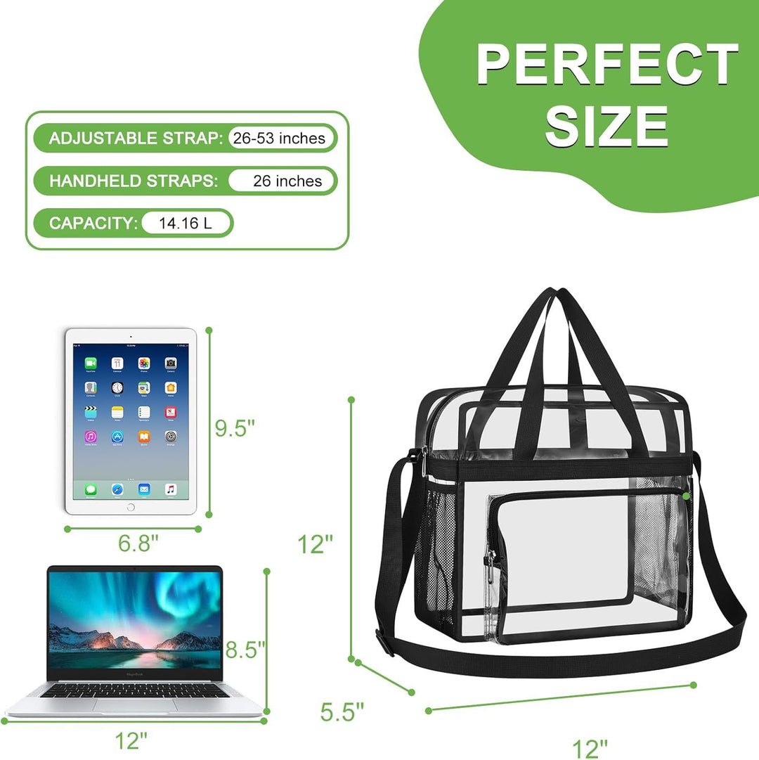 Transparent and Spacious Tote Bag Bowlift