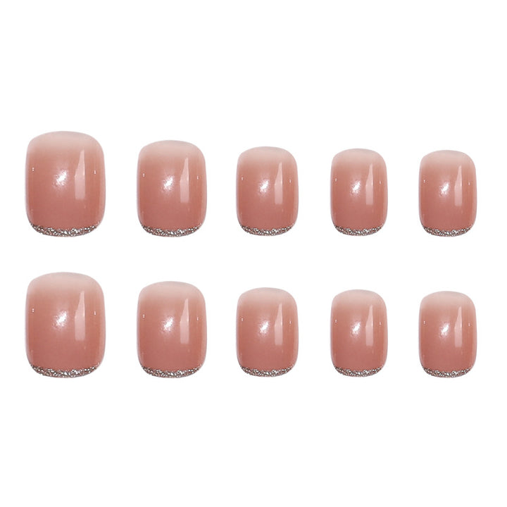 Stylish Shimmering Press-On Nail Tips Bowlift