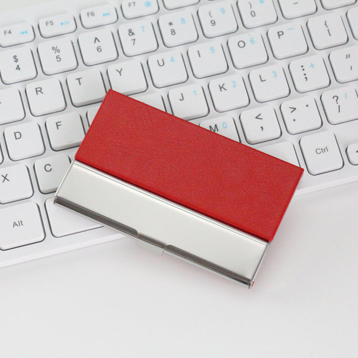 Premium Textured Business Card Case
