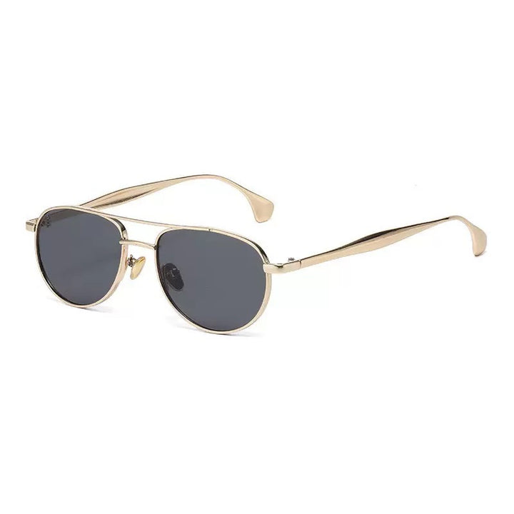 Men's Vintage-Inspired Round Frame Sunglasses Bowlift