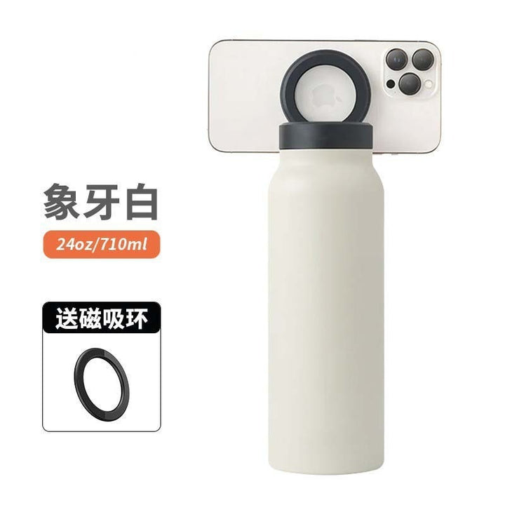 Ladies insulated drinking bottle with practical hanging ring Bowlift