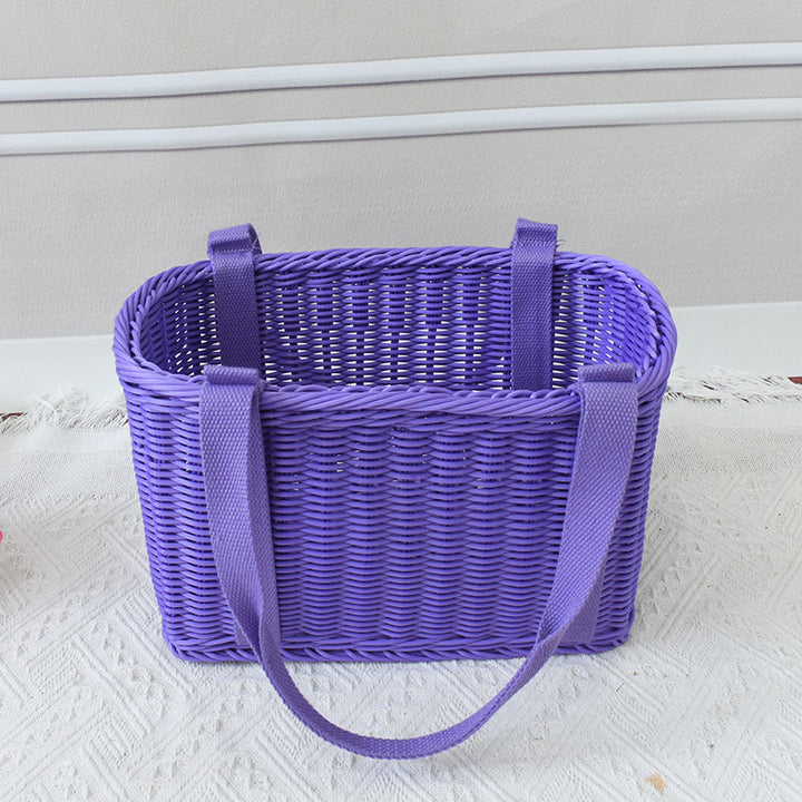 Stylish Woven Market Tote Bowlift
