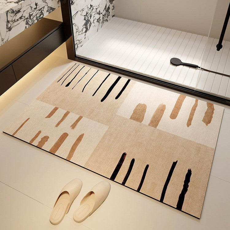 Artistic Bathroom Mat Bowlift