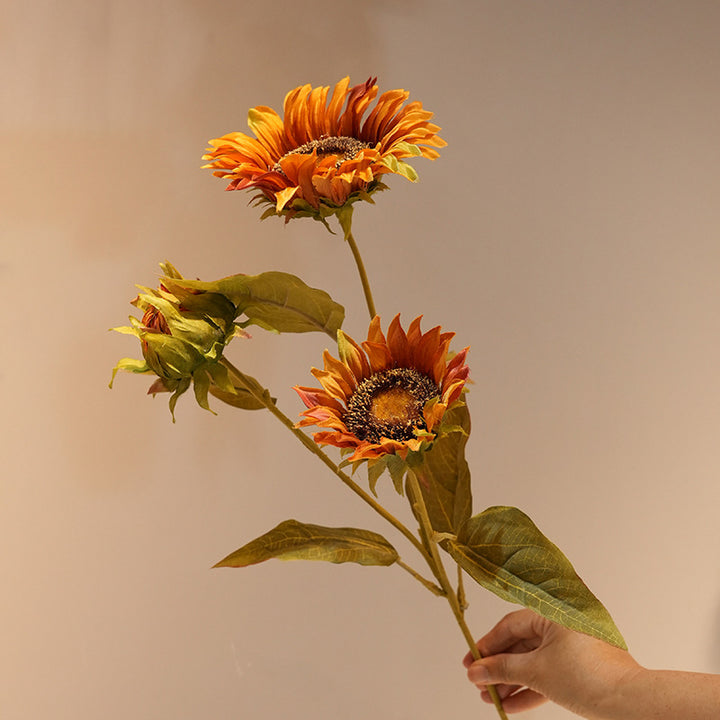 Artificial Sunflower Bouquet Bowlift