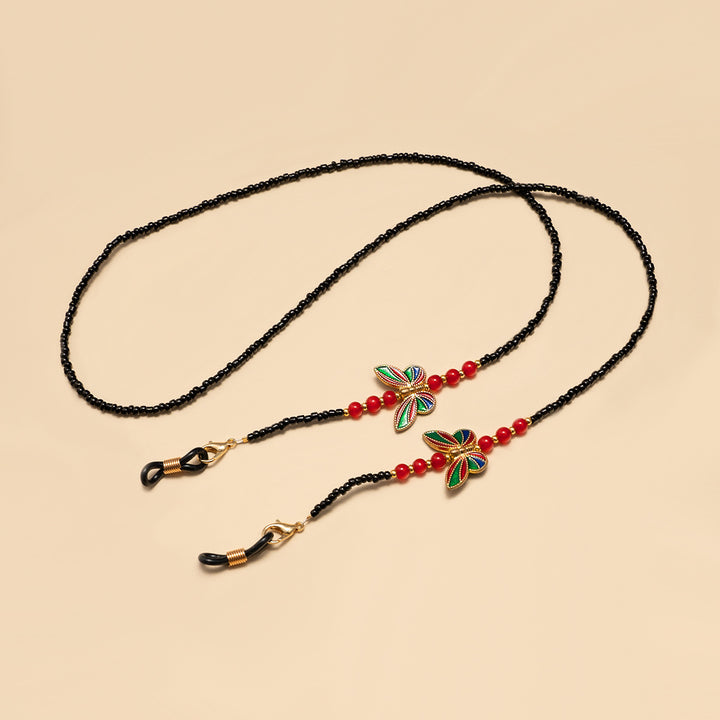 Decorative Beaded Eyewear Holder Bowlift