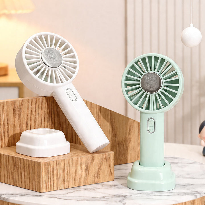 Women's Portable Mini Handheld Fan with Water Mist Bowlift
