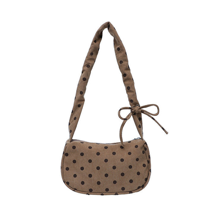 WoVintage Polka Dot Crossbody Handbag Bowlift
