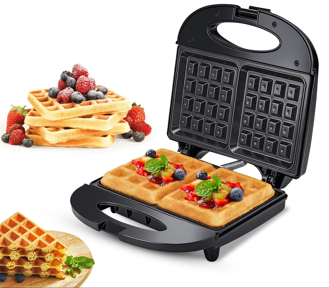 Non-Stick Belgian Waffle Maker with Adjustable Temperature Control Bowlift