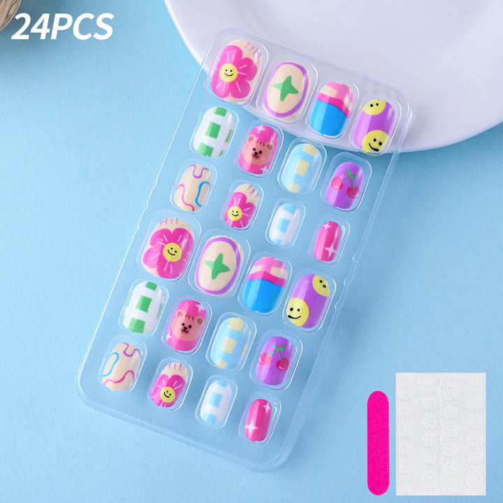 Themed Summer Beach Nail Art Press-On Nails Bowlift