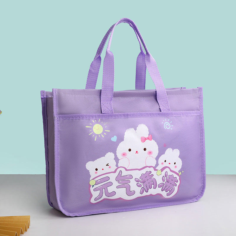 Kids Cute Bunny Print Lunch Bag Bowlift