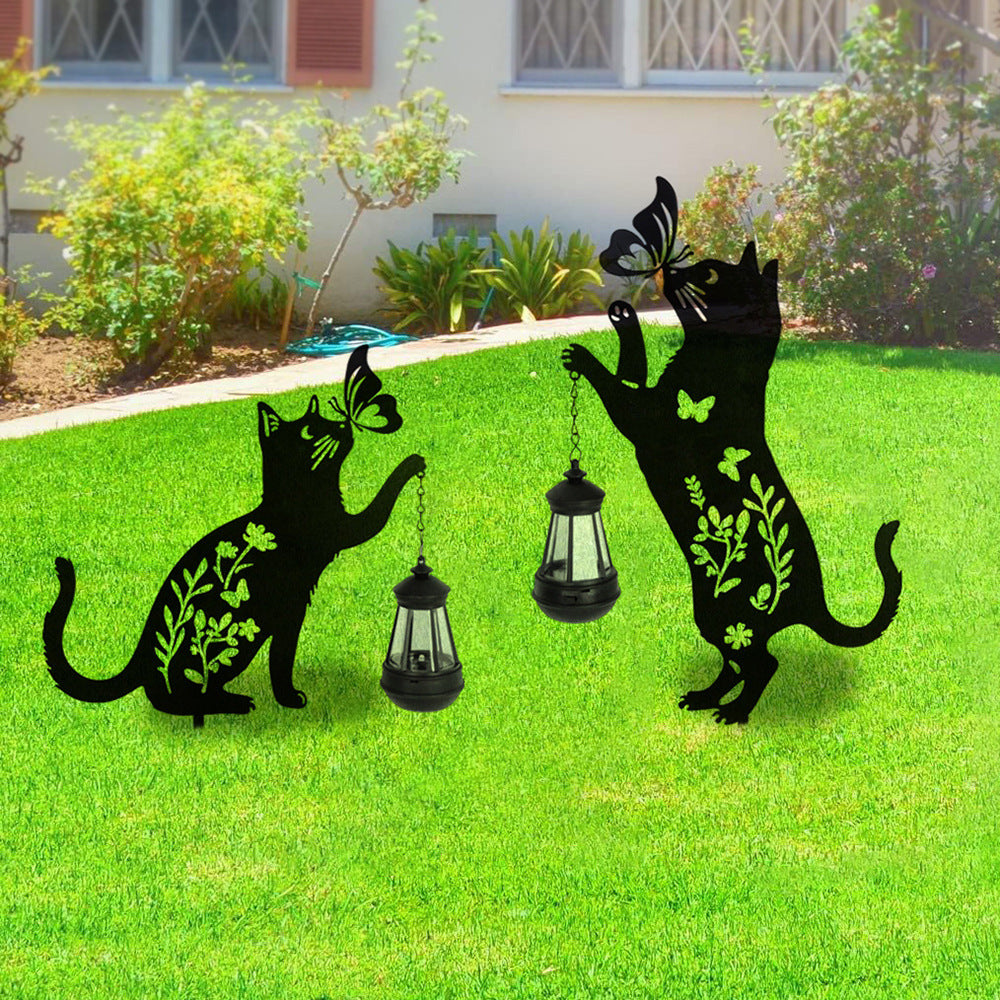 Decorative Hanging Watering Can Garden Stake Ornament With Simulated Cascading Spout Bowlift