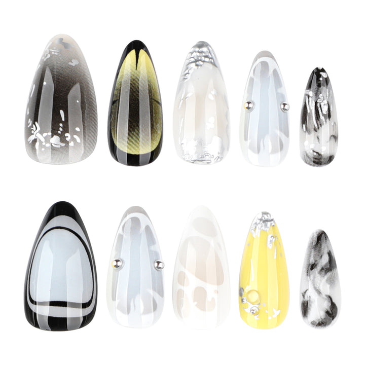 Artistic nail art with sophisticated accents Bowlift