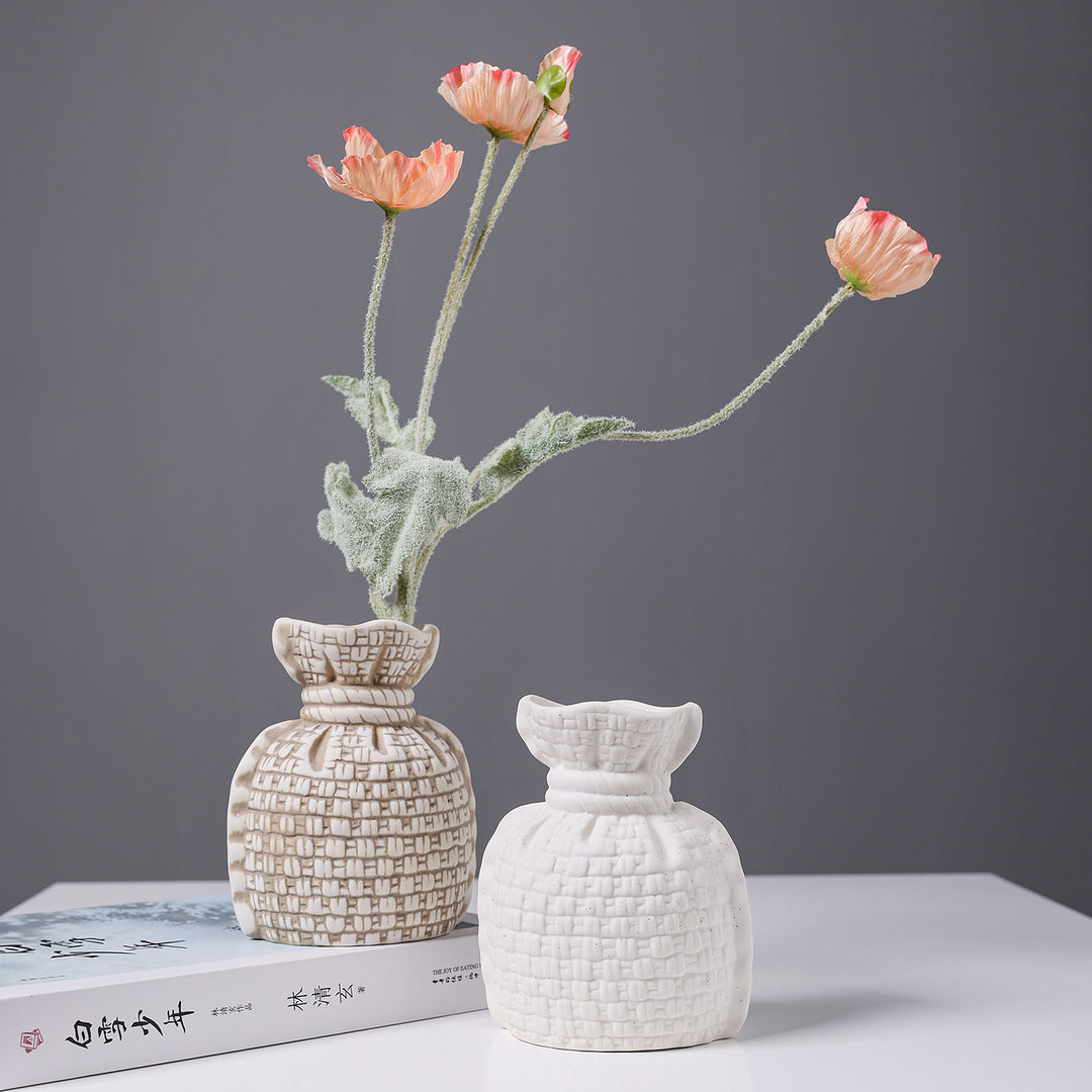 Textured Ceramic Vase