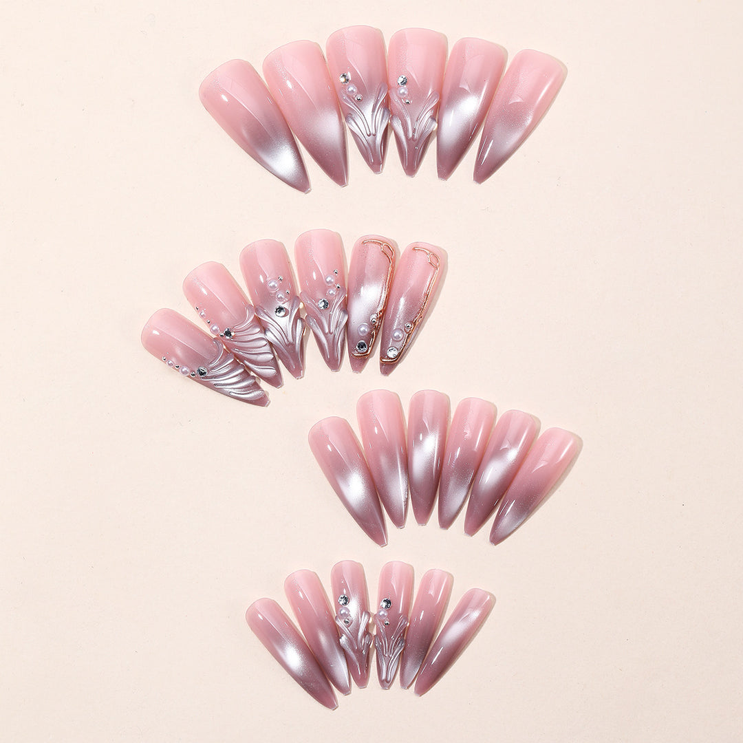 Elegant Sculpted Nail Art Extensions Bowlift