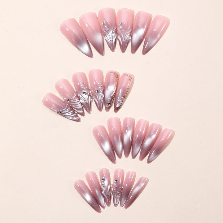 Elegant Sculpted Nail Art Extensions Bowlift
