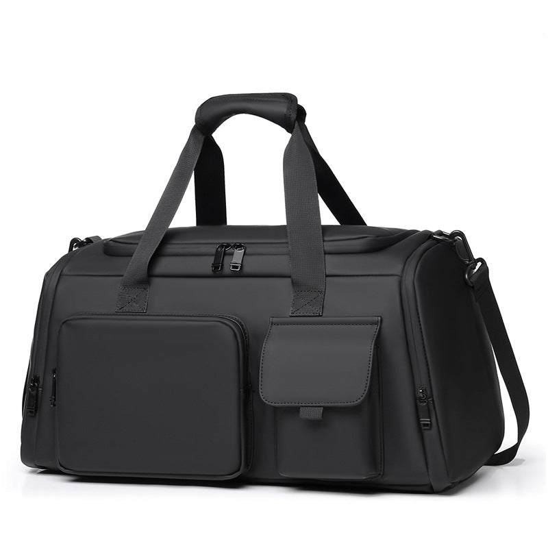 Sport and travel bag with diverse compartment solutions Bowlift