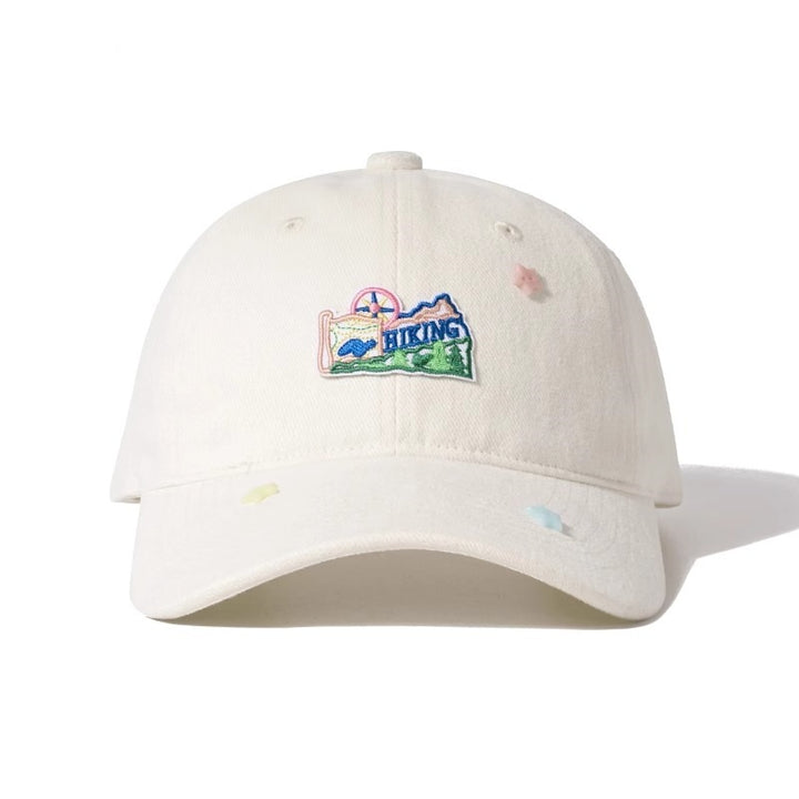 Men's Casual Embroidered Hiking Cap Bowlift