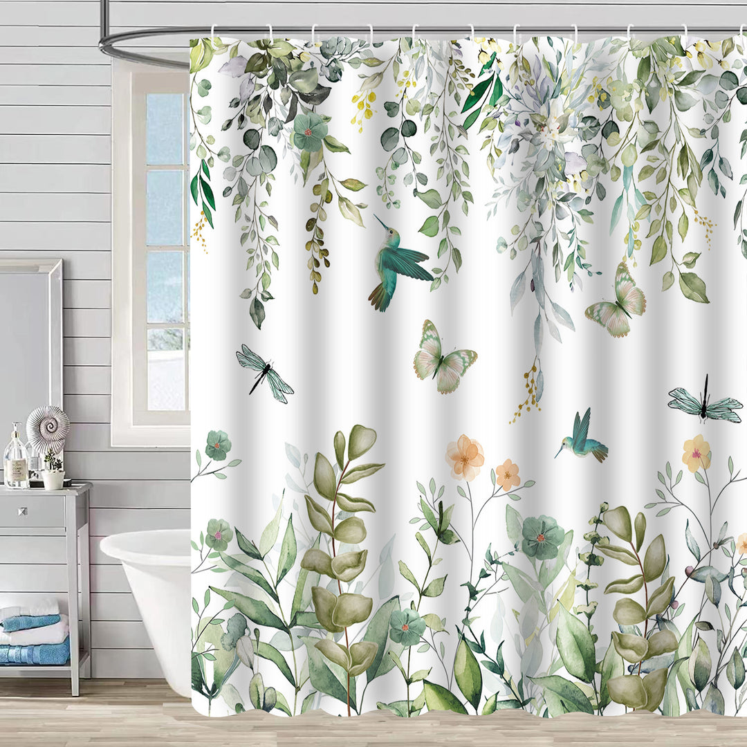 Nature-Inspired Shower Curtain Bowlift