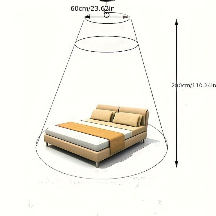 Decorative Canopy Bed Curtain Bowlift