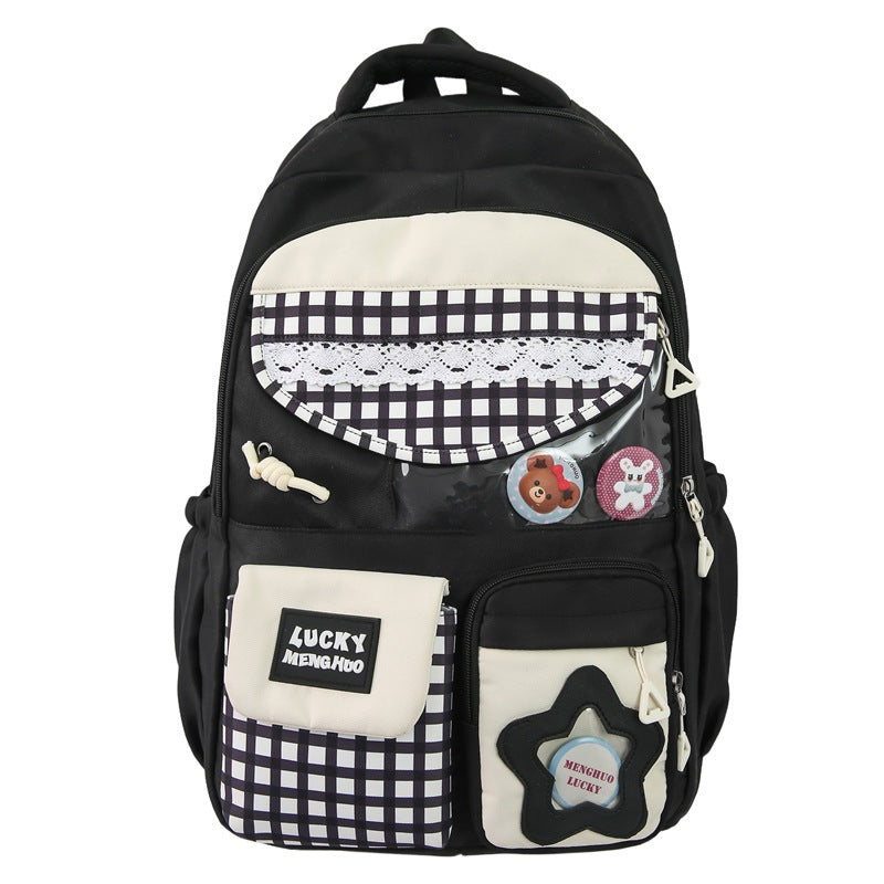 Cute Character-Design School Backpack Bowlift