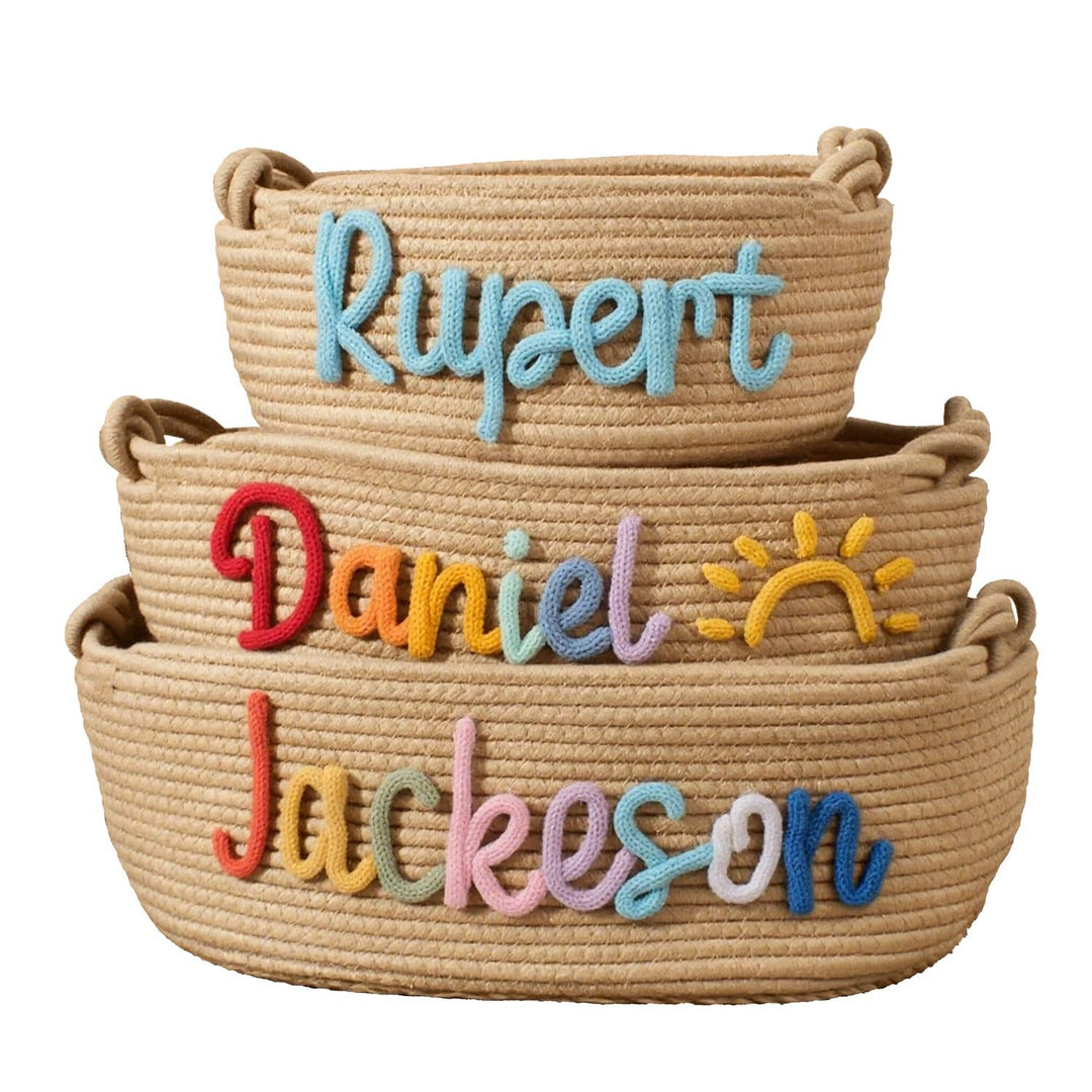 Playful Storage Basket in Bunny Design Bowlift