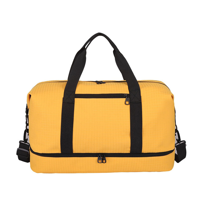 Sport Duffel Bag with Multiple Compartments and Sturdy Carry Handles Bowlift