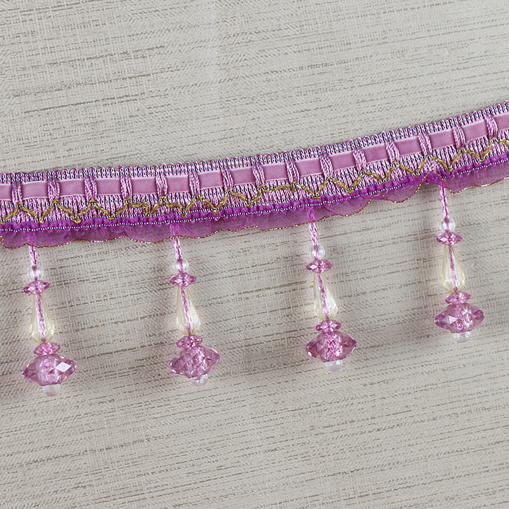 Decorative lace trim with pearls Bowlift