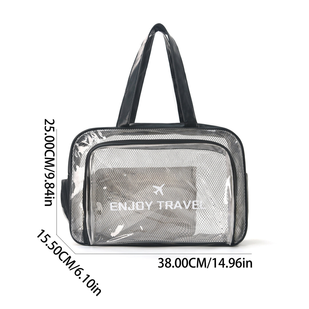 Transparent Travel Bag with Versatile Compartments Bowlift