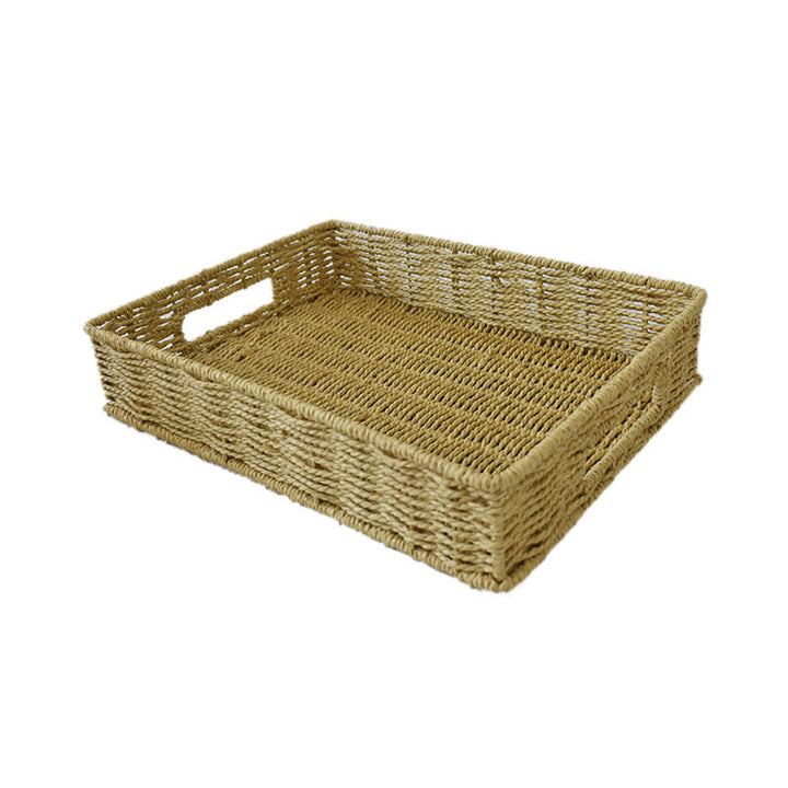Elegant Woven Storage Tray Bowlift