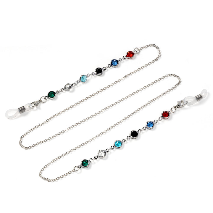 Decorative Crystal Eyewear Chain Bowlift
