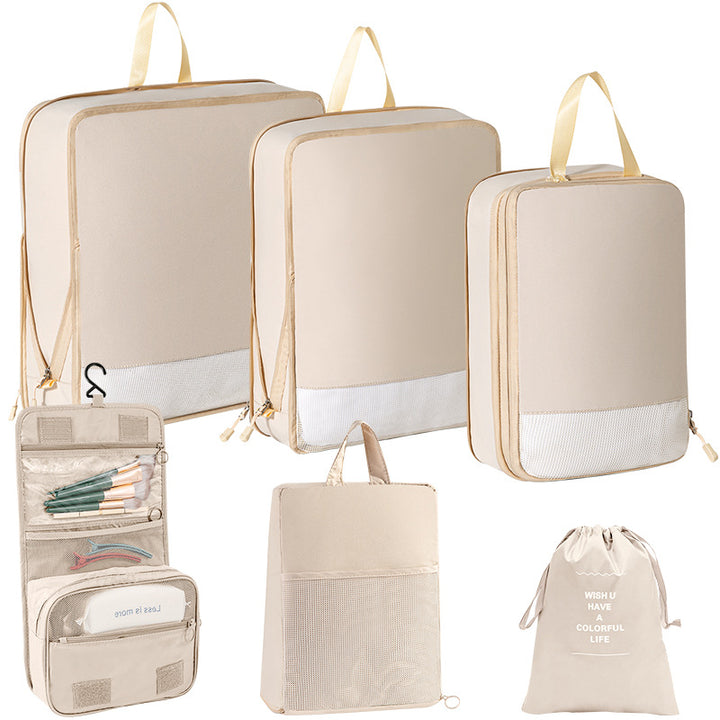 Travel Bag Set with Versatile Compartments and Pockets Bowlift