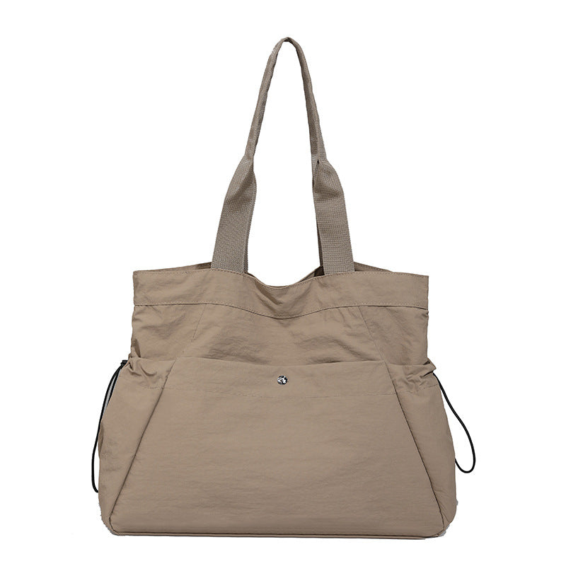 Spacious And Functional Tote Bag With Side Pockets Bowlift