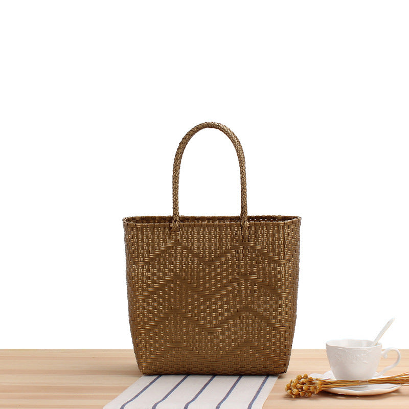 Practical tote bag with wave pattern Bowlift