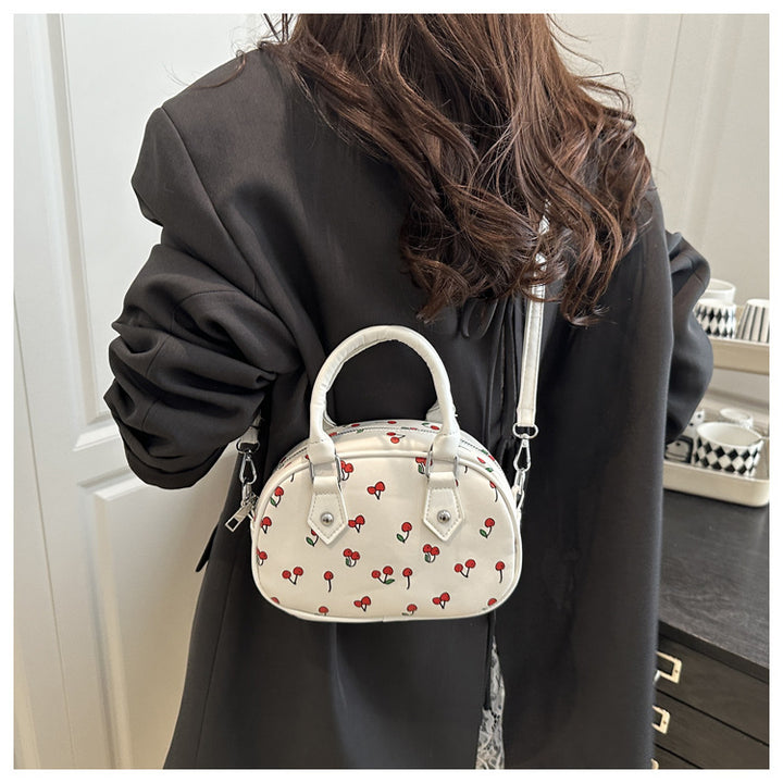 Playful Cherry Print Handbag Bowlift