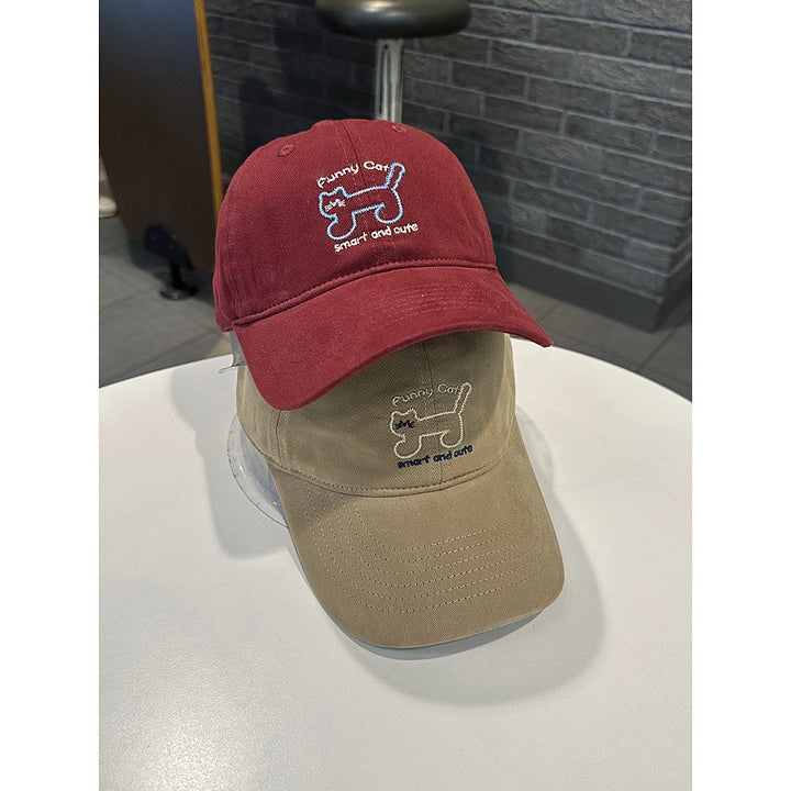 Women's Playful Cat-Themed Baseball Cap Bowlift