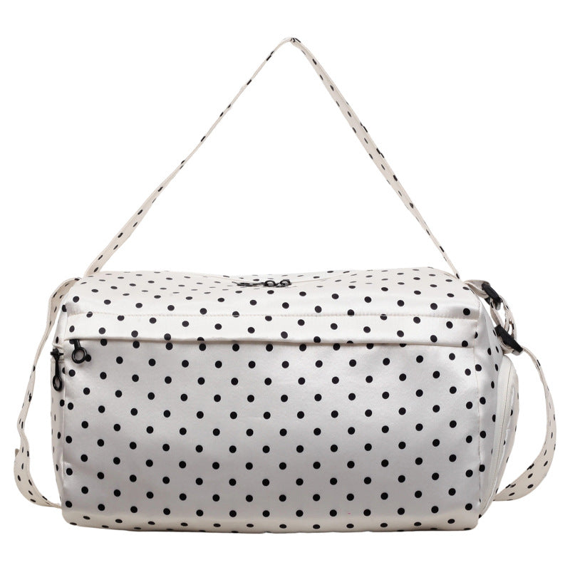 Fashionable sports and travel bag with dotted design Bowlift
