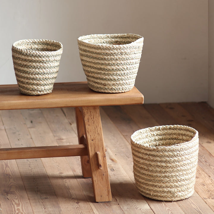 Handwoven storage basket Bowlift