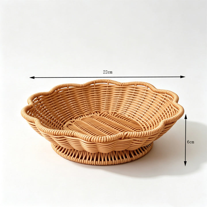 Decorative Floral Woven Table Bowlift