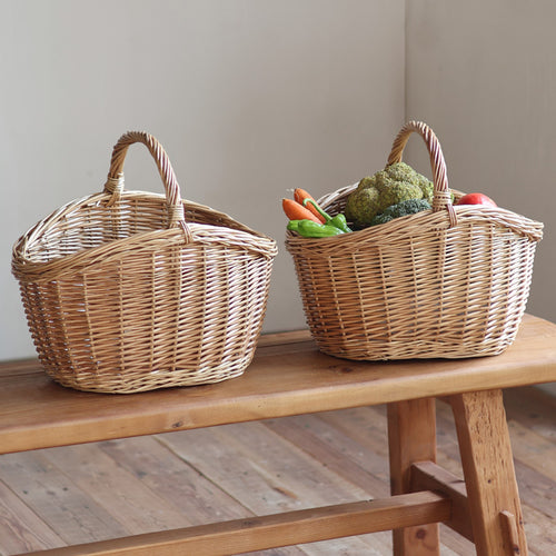 Storage basket made of natural rattan Bowlift