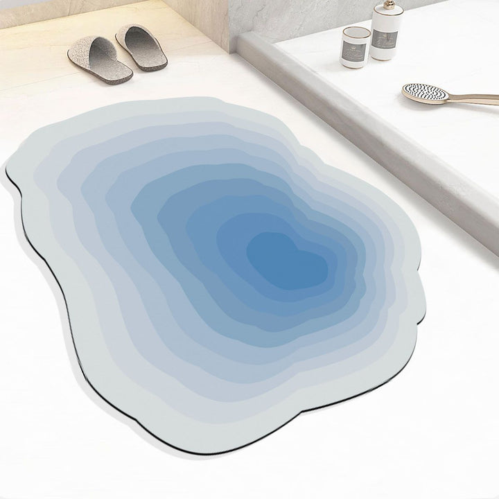 Stylish Gradient Bath Mat Bowlift