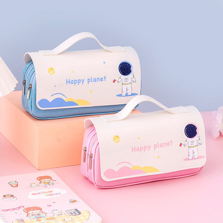 Stylish Astronaut-themed Pencil Case Bowlift