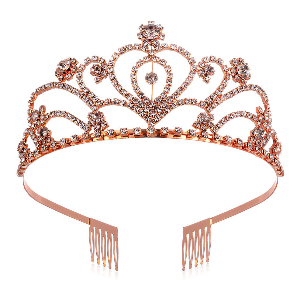 Ladies Crystal-Embellished Crown Bowlift