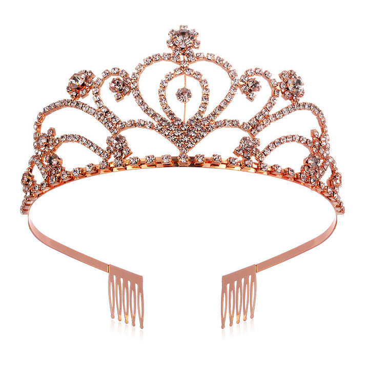 Ladies Crystal-Embellished Crown Bowlift